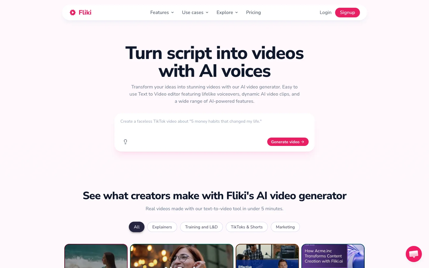 Fliki text-to-video