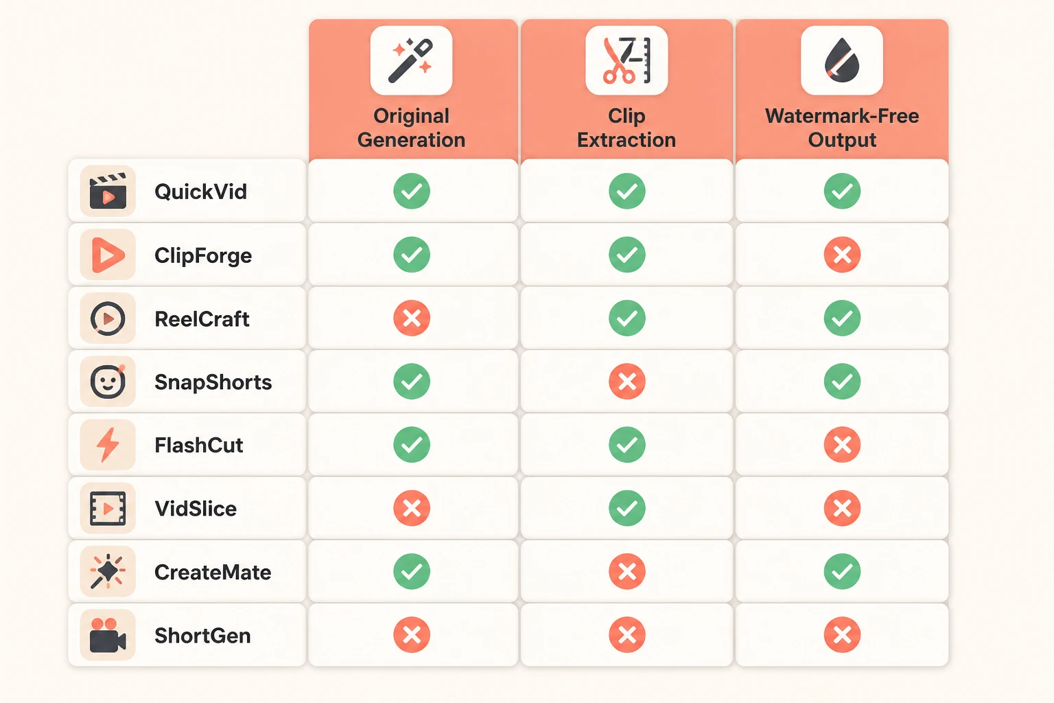 at-a-glance comparison of eight Wayin alternatives by core job