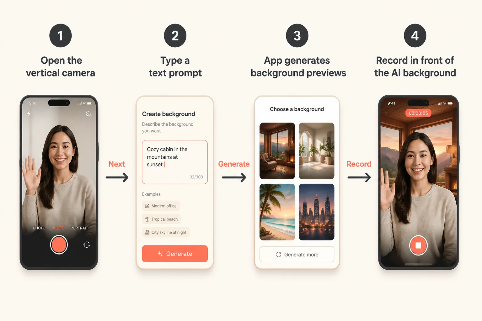 Steps to use YouTube Dream Screen inside the Shorts creator