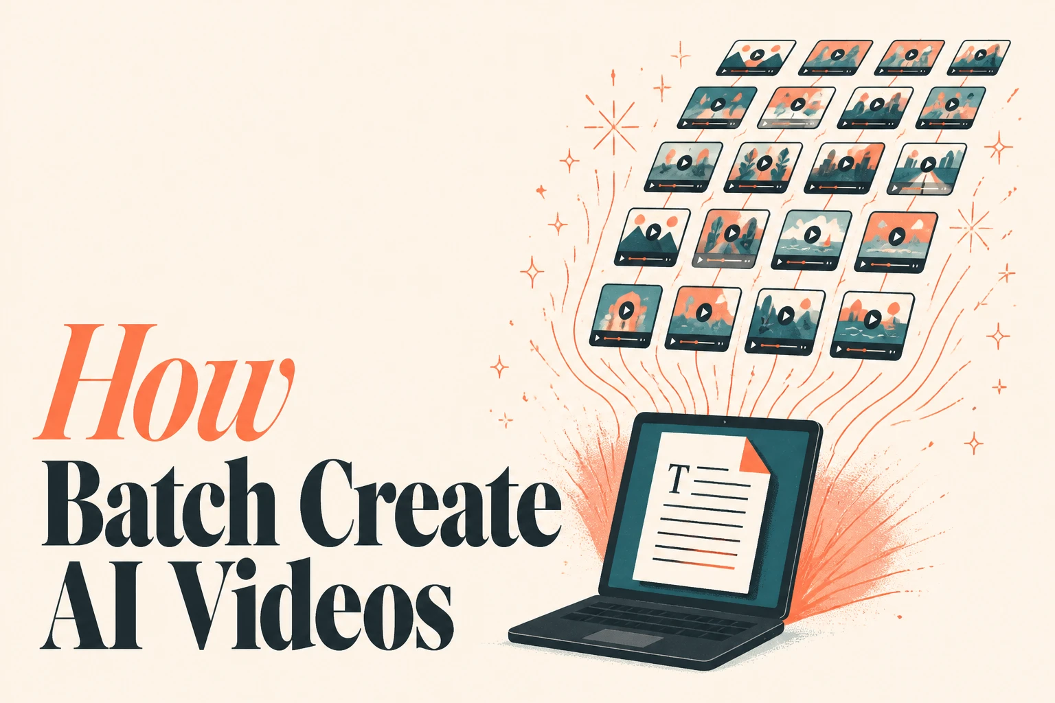 How to Batch Create AI Videos (2026 Workflow)